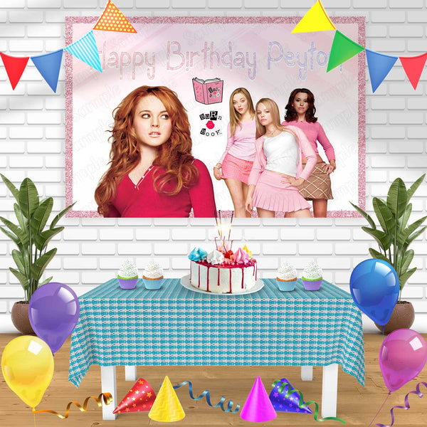 Mean Girls Birthday Banner Personalized Party Backdrop Decoration