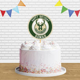 Milwaukee Bucks Cake Topper Centerpiece Birthday Party Decorations