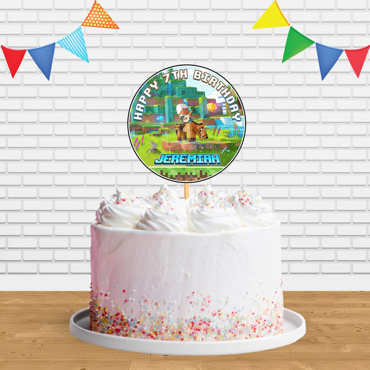 Minecraft Legends FT Ct Cake Topper Centerpiece Birthday Party Decorations