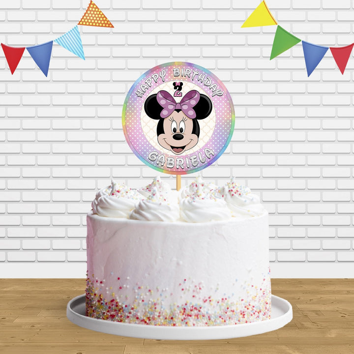 Minnie Mouse C1 Cake Topper Centerpiece Birthday Party Decorations