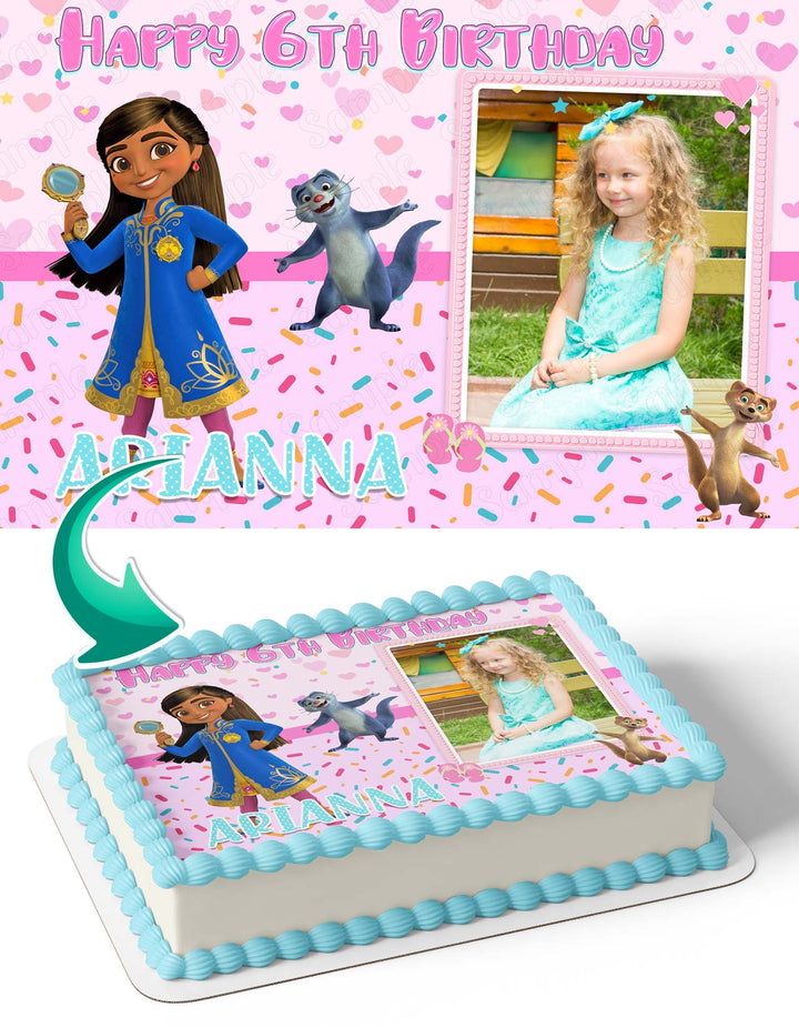 Mira Royal Detective Photo Frame Edible Cake Topper Image – Cakecery