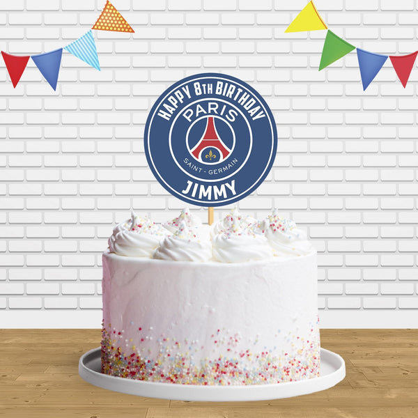 Paris Saint Germain Cake Topper Centerpiece Birthday Party Decorations