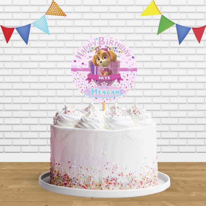 Paw Patrol Skye Girl Puppy Cute Cake Topper Centerpiece Birthday Party Decorations