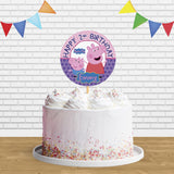 Peppa Pig C2 Cake Topper Centerpiece Birthday Party Decorations