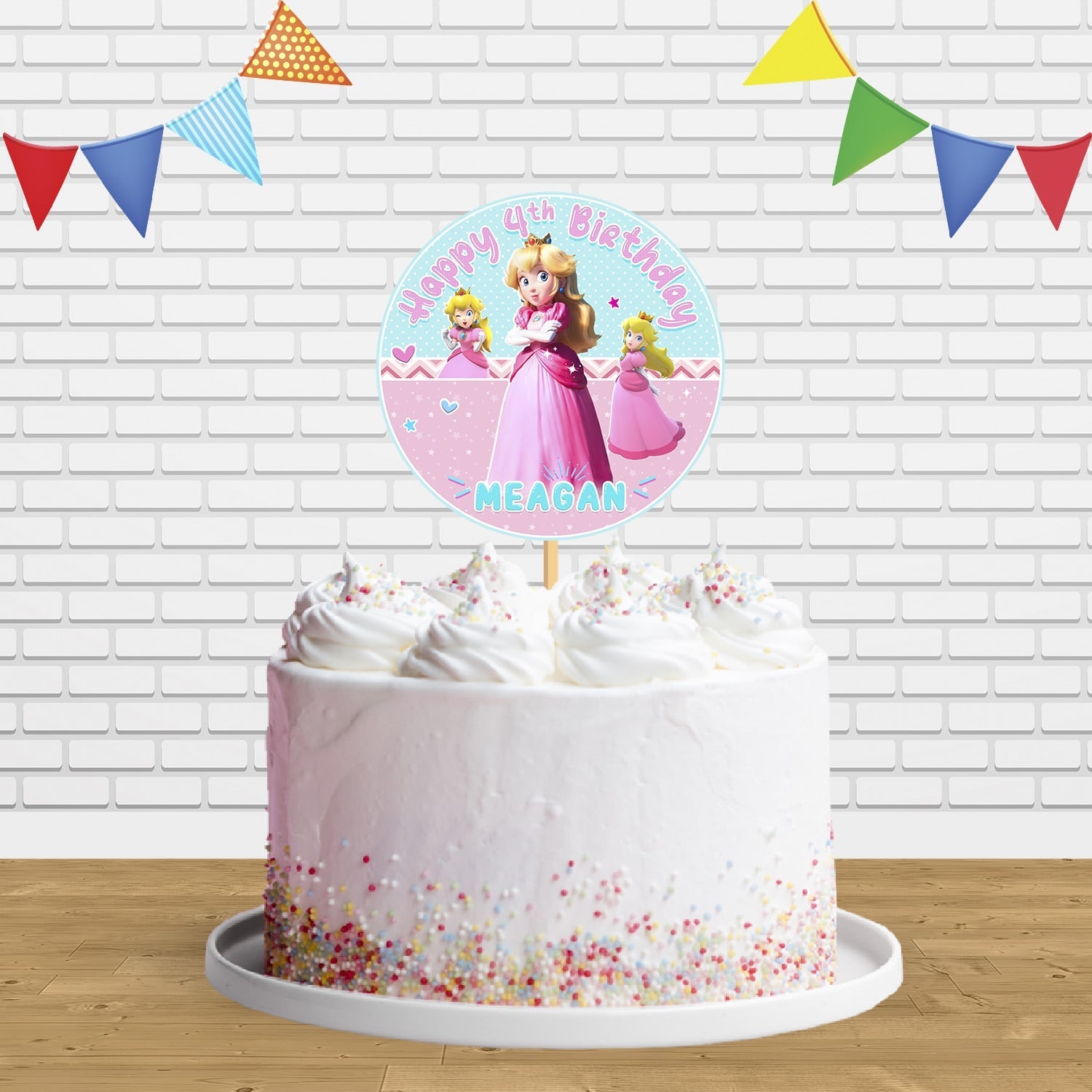 Princess peach cake | Mario cake, Mario birthday cake, Princess peach party