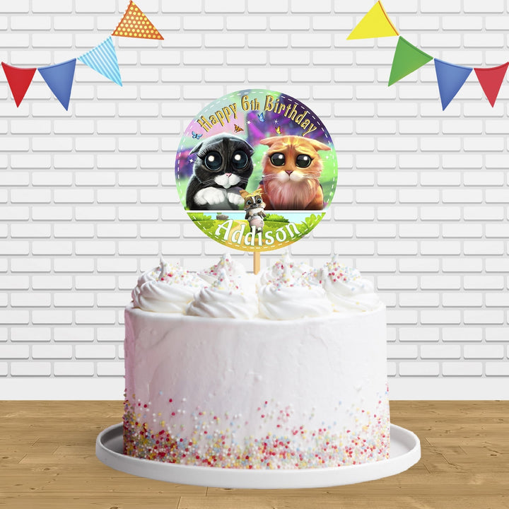 Puss In Boots The Last Wish Cuteness Overload Rd Cake Topper Centerpiece Birthday Party Decorations