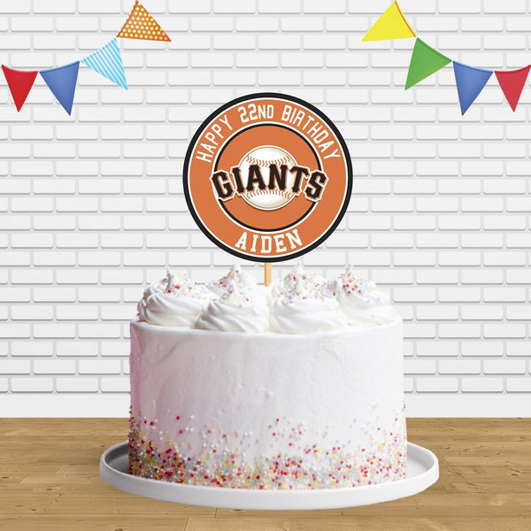 San Francisco Giants Cake Topper Centerpiece Birthday Party Decorations