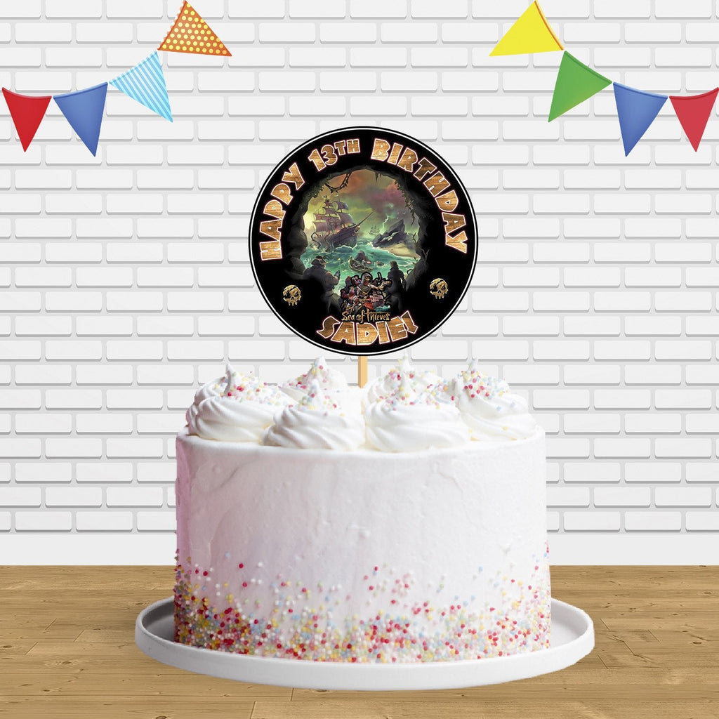 Sea Of Thieves Cake Topper Centerpiece Birthday Party Decorations