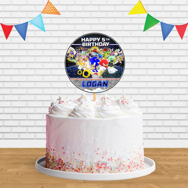 Sonic X Ct Cake Topper Centerpiece Birthday Party Decorations