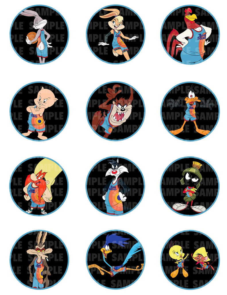 Space Jam A New Legacy Looney Tunes Cupcakes Cookies Edible Cupcake Toppers