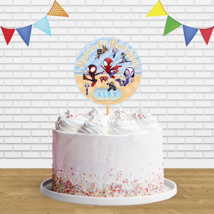 Spidey And His Amazing Friends Boy Cake Topper Centerpiece Birthday Party Decorations