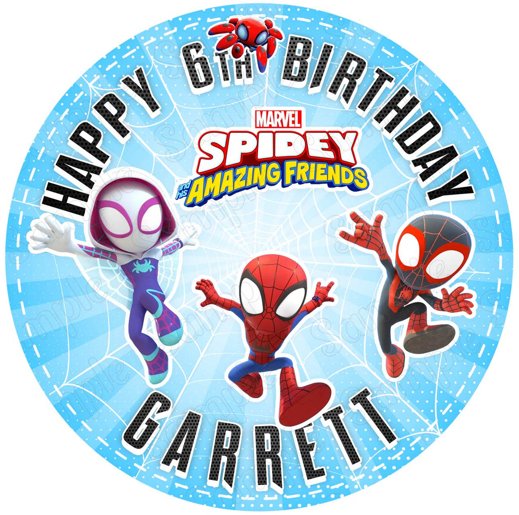 Spidey And His Amazing Friends Cake Topper - PimpYourWorld