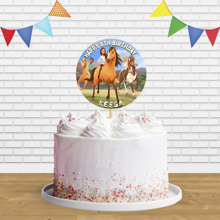 Spirit Riding Free C2 Cake Topper Centerpiece Birthday Party Decorations