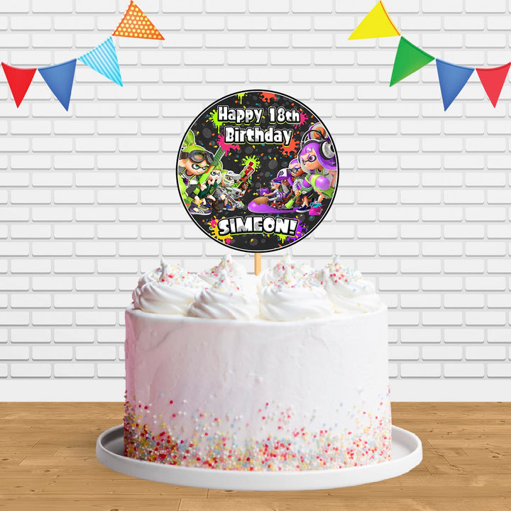 Splatoon Chapter 3 Ct Cake Topper Centerpiece Birthday Party Decorations