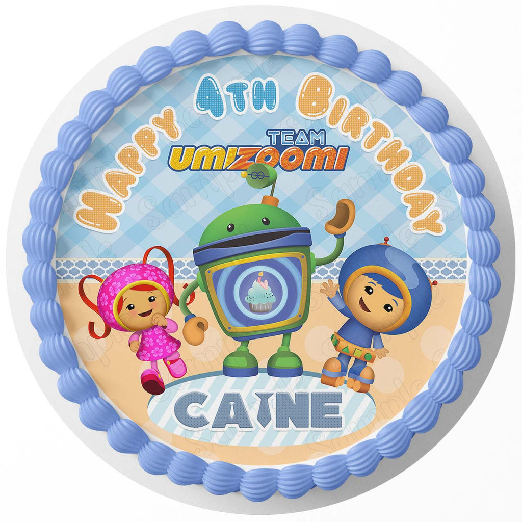 Team Umizoomi RD Edible Cake Toppers Round