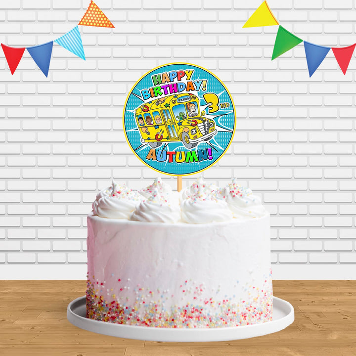 The Magic School Bus Ct Cake Topper Centerpiece Birthday Party Decorations