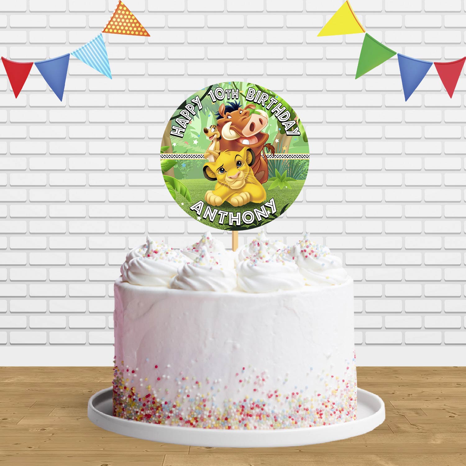 Gorgeous Lion King Cake Featuring Simba & Nala - Between The Pages Blog