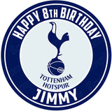Tottenham Hotspur FC Edible Cake Toppers Round