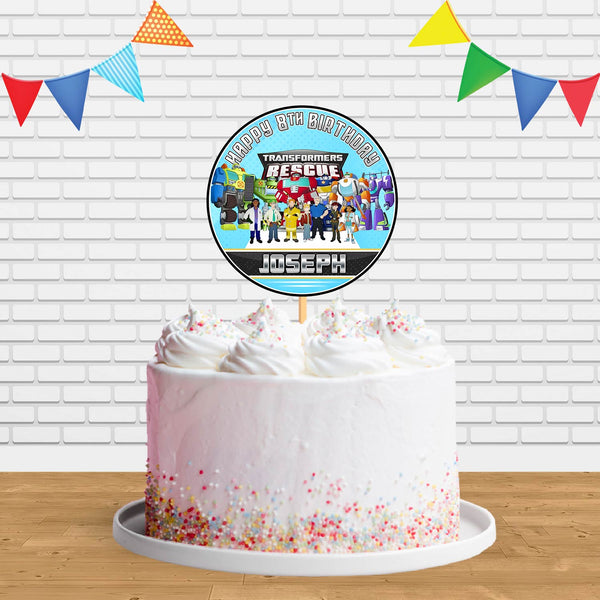 Transformer Rescue Bots Ct Cake Topper Centerpiece Birthday Party Decorations