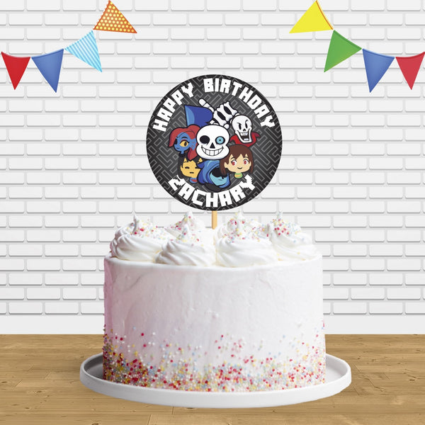 Undertale Cake Topper Centerpiece Birthday Party Decorations