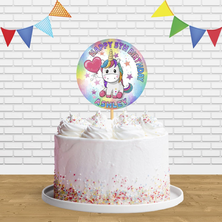 Unicorn Cake Topper Centerpiece Birthday Party Decorations
