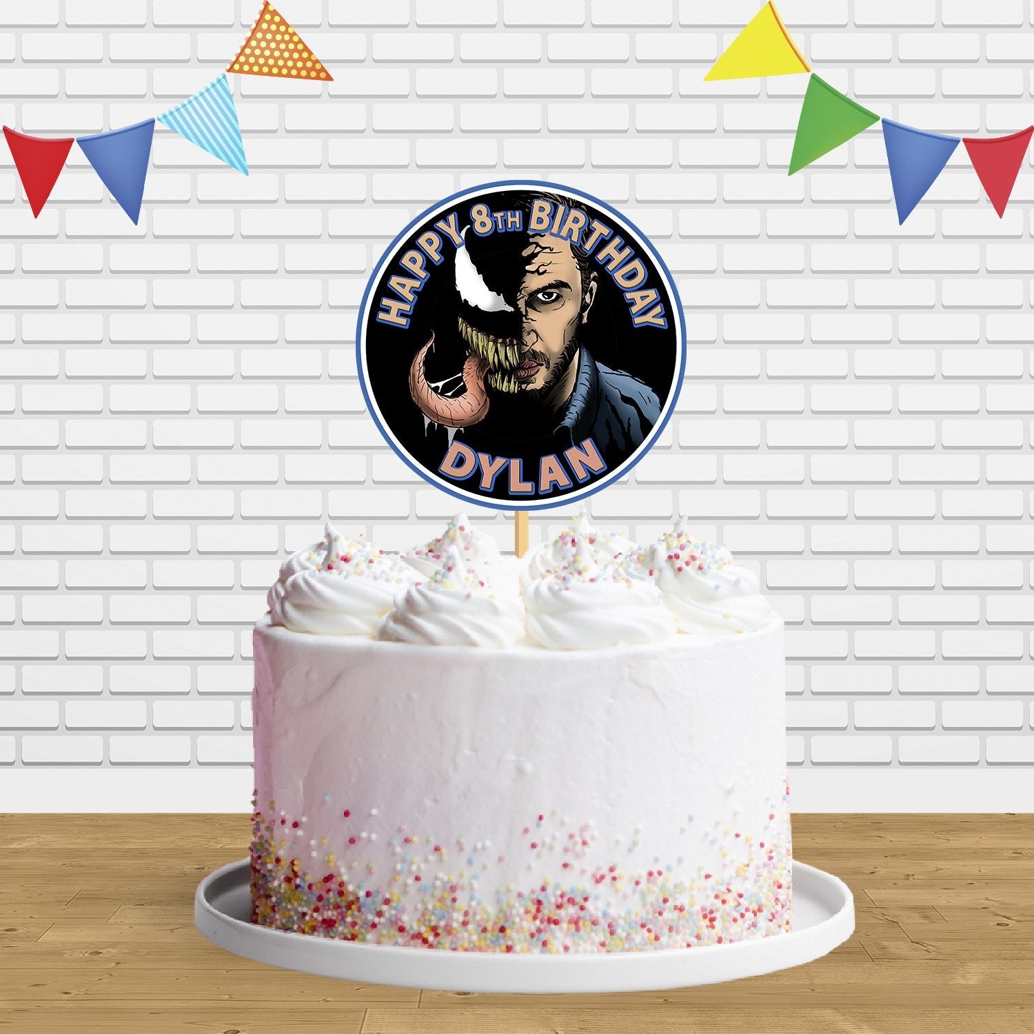 Venom cake from Marvel comics | Vanilla birthday cake, Cake designs  birthday, Birthday cake kids
