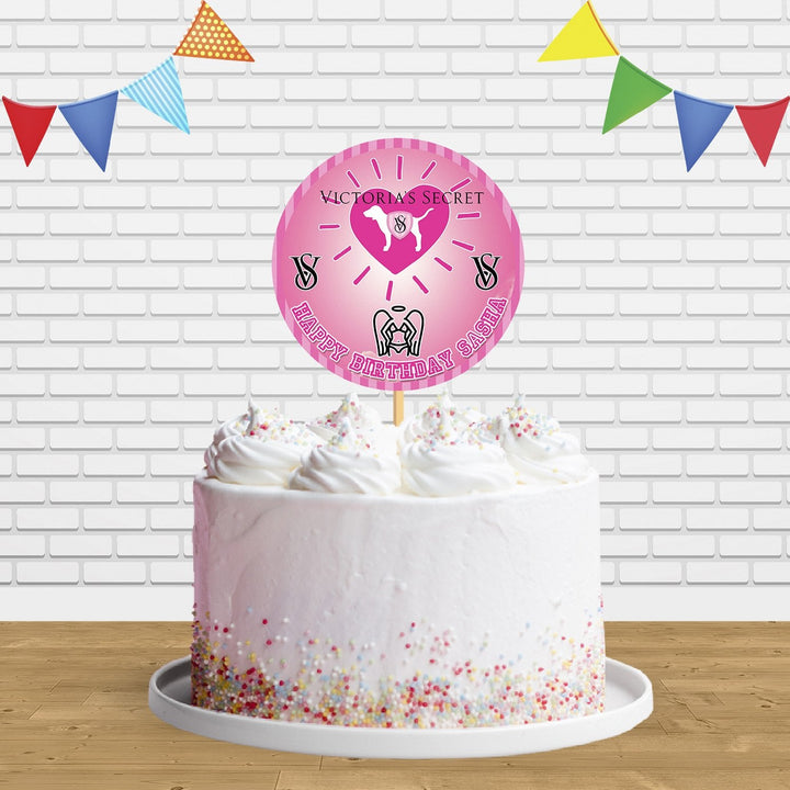 Victorias Secret Cake Topper Centerpiece Birthday Party Decorations