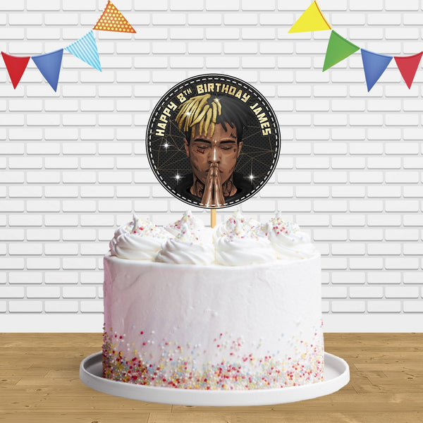 XXXTentacion Singer Rapper Cake Topper Centerpiece Birthday Party Decorations