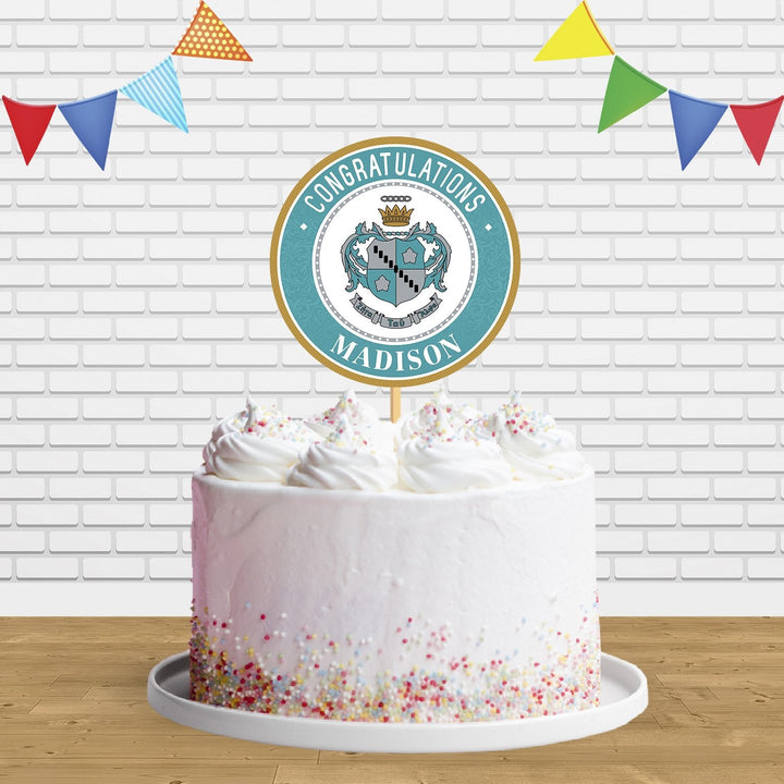 Zeta Tau Alpha Cake Topper Centerpiece Birthday Party Decorations